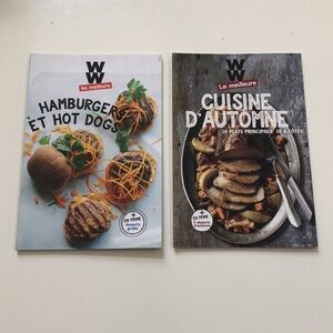 Set of 2 FRENCH - WW Recipe books